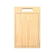 Tábua de Carne de Madeira Pinus com Pegador- Stolf 35x21