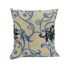 Capa de Almofada Decore Azul Floral 1 peça