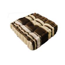 Futton Alto Decore Tabaco Listrado Peça Unica Textil Lar