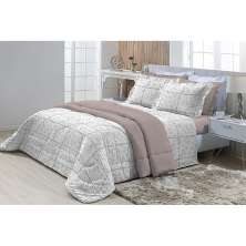 Jogo de Cama King 200 fios Top Confort Limoges 4 peças