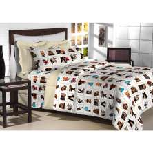 Jogo de Cama Solteiro Linha Pet 180 fios Innovare  3 peças Textil Lar