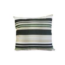 Kit de Almofada Decore Musgo Listrado 40x40 com aba Têxtil Lar