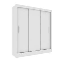 Guarda Roupa Valência 3 Portas 4 Gavetas TCIL Branco