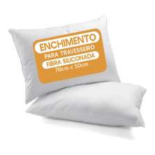 Kit 2 Travesseiros Ant 100% Fibra Siliconada Pura 50x70cm