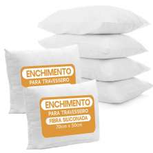 Kit 6 Travesseiros Ant 100% Fibra Siliconada Pura 50x70cm