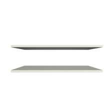 Kit Com 2 Prateleiras 60 X 15mm Suporte Invisível Cor Branco