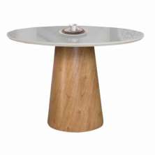 Mesa de Jantar Cone Off White