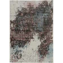 Tapete Alice Arte Retangular Veludo (240x340) Cinza