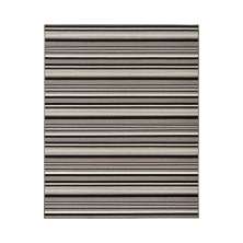 Tapete Aruba Orla Retangular Polipropileno (200x250) Preto e Cinza