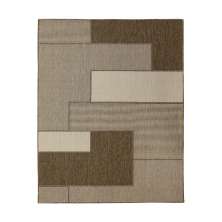 Tapete Bali Lascas Retangular Polipropileno (100x150) Bege