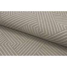 Tapete Bali Retangular Roselan Fiber (150x200cm) Marrom e Creme