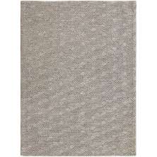 Tapete Eco Terra Argila Retangular Bouclé (150x200) Cinza