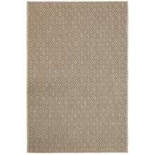 Tapete Eco Terra Cerâmica Retangular Bouclé (100x150) Bege