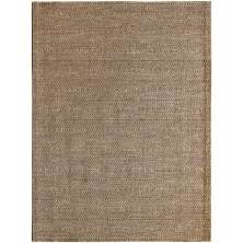Tapete Eco Terra Madeira Retangular Bouclé (100x150) Bege