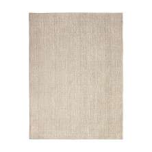 Tapete Glamour Prata Retangular Bouclé (200x290) Bege