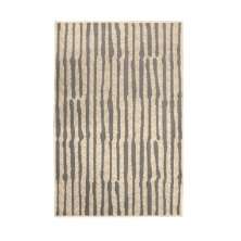 Tapete Herat Alameda Retangular Veludo (100x150) Bege e Cinza