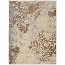 Tapete Perfeita Rendas Retangular Veludo (150x200) Bege