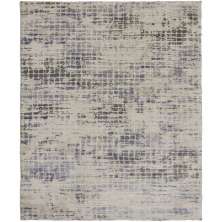 Tapete Rimma Square Retangular Veludo (250x300) Cinza