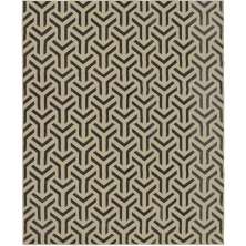 Tapete Supreme Retangular Polipropileno (250x300) Bege e Preto