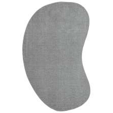Tapete Tufting Elegant Orgânico I Bouclé (295x395) Cinza
