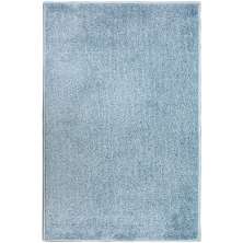 Tapete Tufting Relex Retangular Veludo (100x150) Azul Claro