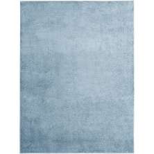Tapete Tufting Relex Retangular Veludo (300x400) Azul Claro