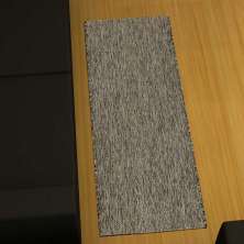 Tapete New Bouclê Retangular Poliéster (180x66cm) Chumbo
