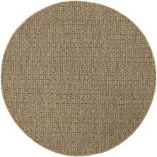 Tapete Sisal New Bouclê Sergipe Bege 1,40M Redondo
