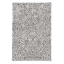 Tapete Tufting Foffo Retangular Poliéster 150x200 cm Cinza