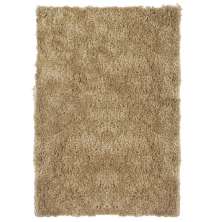 Tapete Tufting Foffo Retangular Poliéster 150x200 cm Marrom Claro