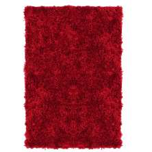 Tapete Tufting Foffo Retangular Poliéster 200x250 cm Vermelho