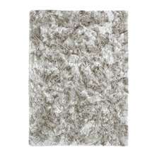 Tapete Tufting Show Bale Retangular Polipropileno 150x200 cm Prata