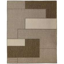 Tapete de Sisal Bali Lascas Marrom e Bege 1,00X1,50M