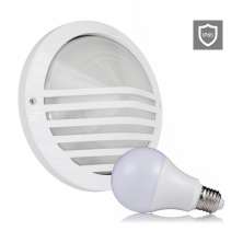 Arandela Taschibra Tartaruga TTC02 Alumínio C/ Lâmpada E27 Bivolt 6500K Luz Fria
