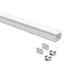 Perfil de Sobrepor Taschibra Para Fita de Led Vertex 20 Com 3 Metros Branco