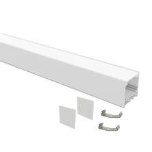 Perfil de Sobrepor Taschibra Para Fita de Led Zenith 50 Com 1 Metro Branco