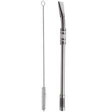 Bomba 22cm Tererê Chimarrão Aço Inox Anel Superior Bojo Mola
