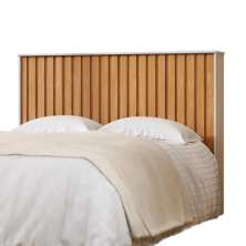Cabeceira Queen Detroit Ripado 167 cm Off White Nature Tebar