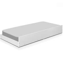 Cama Auxiliar Solteiro Barcelona Branco Tebar