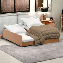 Cama Bibox Solteiro Matrix Nature Com 02 Colchões Tebarrot