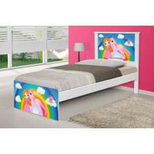 Cama Juvenil Barcelona Princesa e Unicórnio