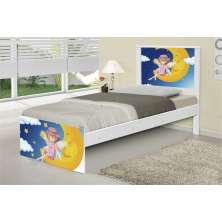 Cama Solteiro Fadinha Encantada com Colchão