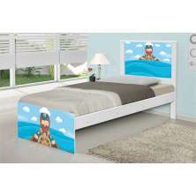 Cama Solteiro Marinheiro com Colchão