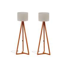 Luminária de Chão com Cúpula Lyon Off White 2 Unidades