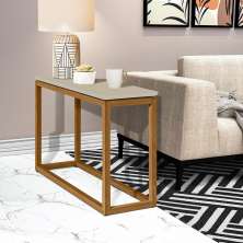 Mesa de Apoio Supreme Off White/Nature - Tebarrot
