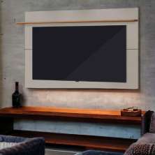 Painel Para Tvs Até 55" Vênus Gianduia E Nature Tebarrot