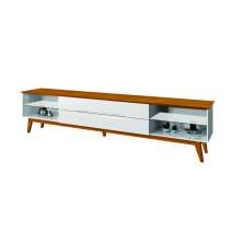 Rack para TV 1.80 Real Branco Nature