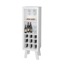 Adega Bar para Sala de Estar Decorativa AD5000 MDP Branco - Gran Belo