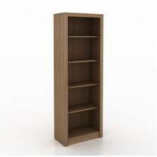 Armário Estante Alto para Escritório Home Office ME4104 MDP Amendoa G69 - Gran Belo