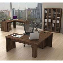 Conjunto para Home Office 06 Peças Nogal - Tecno Mobili